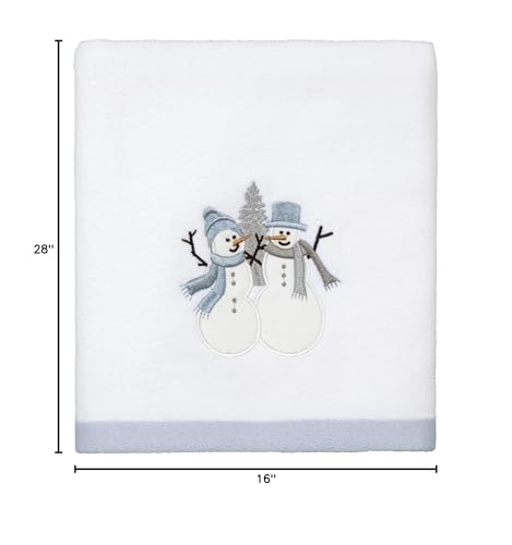 Avanti Linens - Hand Towel, 100% Cotton, Holiday Decor, Set of Two (Frosty Friends Collection) - size: Bath Towel