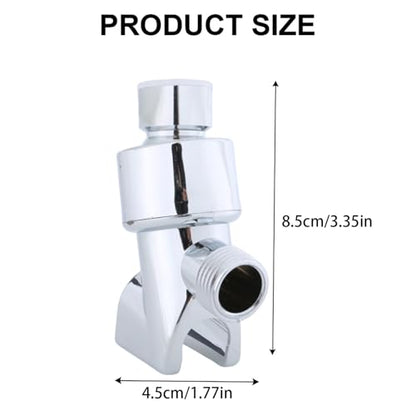 Standard 1 / 2 " IPS Shower Arm Mount Handheld Shower Head Holder Adjustable Bracket Premium Brass Pivoting Ball Joint Heavy Duty Wand Cradle Bathroom Replacement Parts