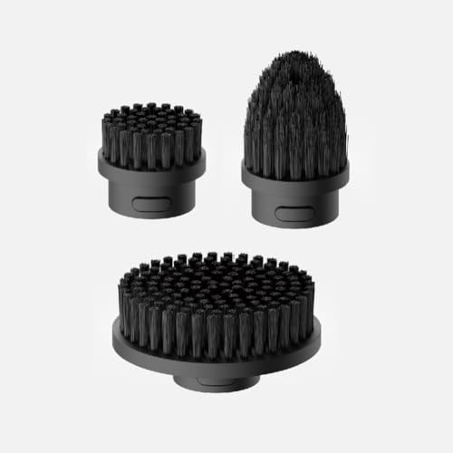HOTO 3 Pcs Replacement Brush Heads for HOTO Electric Scrubber Only | Suitable for HOTO Electric Scrubber Only, Power Cleaning Brushes for Bathroom Floor Tile