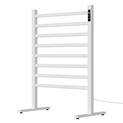 Towel Dryer for Bathroom, Electric Towel Warmer, Towel Warmer Rack for Bathroom, Heated Towel Rack Freestanding, White,One Layer - size: One Layer