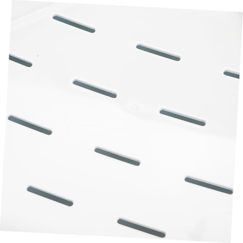 PRETYZOOM Wall Mounted Corner Shelf Organizer Punch-Free Bathroom Storage Rack Triangular Shower Shelf for Corner Waterproof Plastic Easy to Install for Bathroom and Kitchen