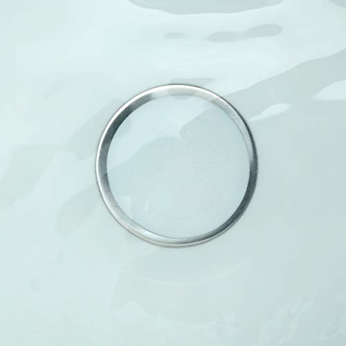 SlipX Solutions Snug Plug Bath Tub Drain Stopper Fits 1.5" Open Drains | Seals Tightly Around Drain, Great For Bathtubs, Easy Push Open/Close Design