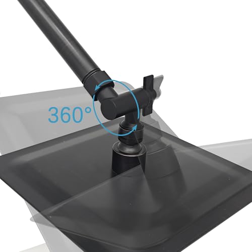 All Metal Shower Angle Adapter, Adjustable Shower Head Extension Adapter, Solid Brass Shower Head Elbow,Adjust Angle to Upgrade Shower Experience (Matte Black) - color: Matte Black