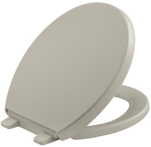 KOHLER Grip-Tight Reveal Q3 Toilet Seat - color: Sandbar, size: Round