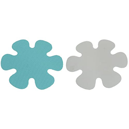 20PCS Safety Shower Treads Adhesive Appliques Non-Slip Bathtub Stickers with Premium Scraper