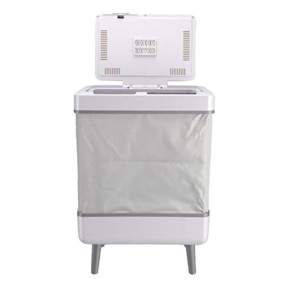Fafeicy Towel Warmer Bucket Foldable 35L Towel Heater with Timer LED Display ABS Large Capacity 20 30 60 90 Min Heating Drying Mode for Home Spa Apartment Dorm (US Plug)