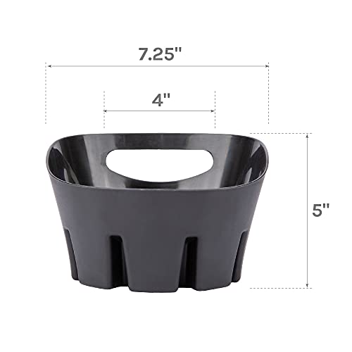 JS Jackson Supplies Universal Black Plastic Drip Tray for Toilet Plunger - color: Black