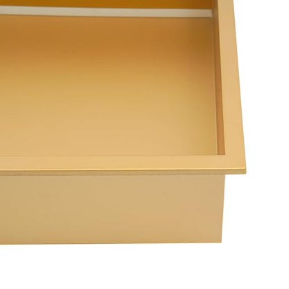 Shower Niche, 25 x 13 inch Recessed Wall Niche with LED Light Strip, Heavy-Duty Stainless Steel Modern Shampoo Storage Organizer, Sealed Waterproof, Durable & Easy to Install, Gold - color: Gold