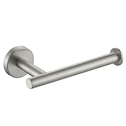 JQK Toilet Paper Holder, 5 Inch 304 Stainless Steel Thick 0.8mm Tissue Paper Dispenser for Bathroom, Hold Mega Rolls, Brushed Nickel Wall Mount, TPH120-BN - color: Brushed, size: Knob