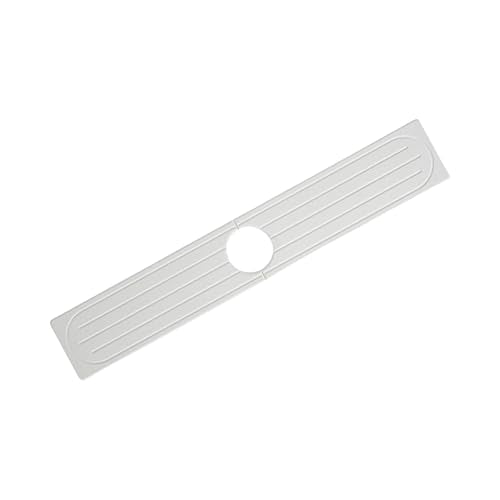 Diatomite Super Absorbent Kitchen Bath Mat Fast Drying Nonslip Pad for Sinks Waterproof Countertop Absorber - color: White