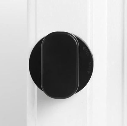 Glass Handle, Suction Cup Handle, Suitable for Bathroom Sliding Door, Cabinet, Terrace Sliding Door, Shower Handrail. No Hole Punching - color: Small Black