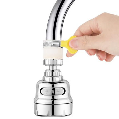 Faucet Extender 1pc Sink Aerator Rotatable Kitchen Faucet Head Replacement Pndbnq Faucet Sprayer Attachment Universal Faucet Nozzle Filter Adapter with Adjustable 3 Modes for Cold and Hot Water Output
