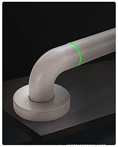 Bathroom Handles Grab Bars for Bathtubs and Showers, Stainless Steel Bathroom Grab Bar, Constant Temperature Non-Slip Marble Texture Surface Safety Handrail, Bathtub W