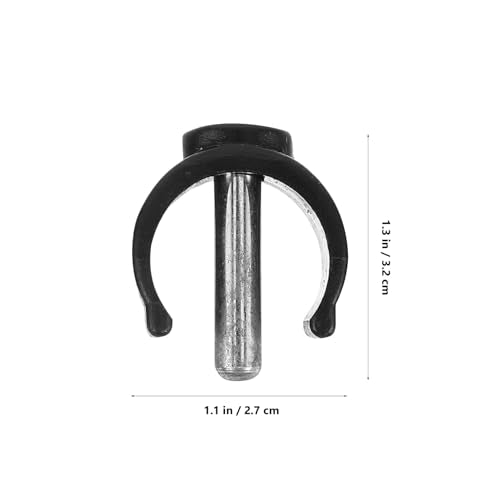 Ciieeo Adjustable C-Shape Latch Clamp Clips for Walker and Crutch Accessories Secure Buckle Handle Clips for Folding Walking Sticks 4-Pack Durable Replacement Safety Clips