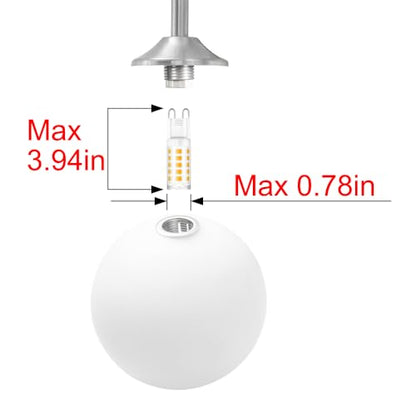 Elagant Modern Brushed Nickel Bathroom Vanity Lights, 3-Lights Bathroom Light Fixtures with Milky White Globe Glass Shade, Bathroom Wall Sconces Light over Mirror Dressing Table Bedroom Living Room - color: Nickel, size: 3 light