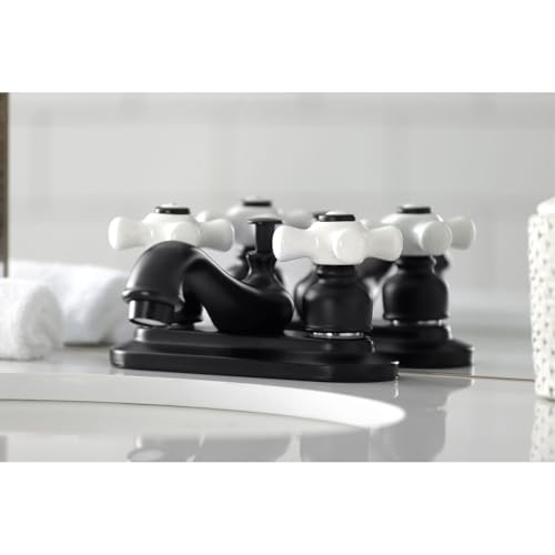Kingston KB601PX 4" Centerset Bathroom Faucet, Polished Chrome