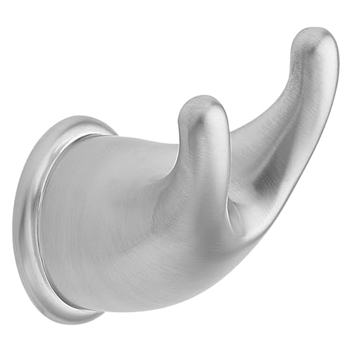 Moen YB8003BC Mason Robe Hook, Brushed Chrome - color: Brushed Chrome, size: 1 Count (Pack of 1)