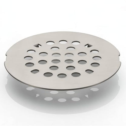 Snap-in Shower Drain Cover 4-1/4 inch Shower Strainer Grid Round (1, Gunmetal) - color: Gunmetal