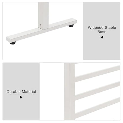 8-Bar Electric Towel Warmer Rack with Smart LED Display, Timer and Temperature Control & 4 Min Fast Heating, Freestanding Towel Warmer Aluminum Towel Drying Shelf for Bathroom, Home - size: 8 bars Single