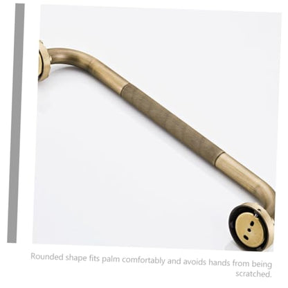 INOOMP Copper Core Bathroom Grab Bar Non-Skid Handrail Support for Bathtubs and Showers Wall-Mounted Safety Rail for Elderly and Disabled Comfortable Grip Thickened Design for Home Use