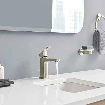 GROHE 23838EN0 Tallinn Single Hole Single-Handle Bathroom Faucet, 1.2 GPM, Brushed Nickel - color: Brushed Nickel