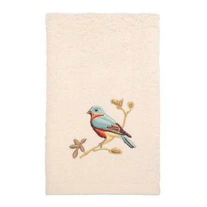 Avanti Linens - Fingertip Towel, Soft & Absorbent Cotton Towel (Premier Songbirds Collection)