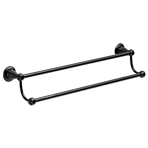 Delta Porter 24 in Wall Mount Double Towel Bar Bath Hardware Accessory in Oil Rubbed Bronze 78425-ORB