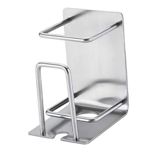 Generic Toothbrush Organizer Rinsing Cup Wall Mounted Toothbrush Rack Stainless-Steel Toothbrush Holder Modern Bathroom Accessory