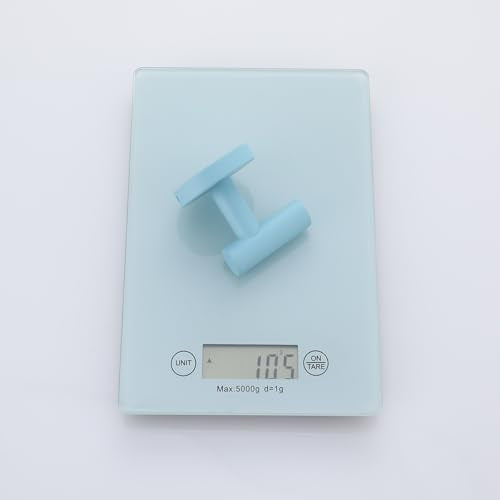 Towel Hooks for Bathrooms,Clear Sky Blue Wall Mount Hooks SUS 304 Stainless Steel Coat Hook Robe Hook Towel Hook 2 Count for Kitchen,Bedroom (Drilling),SE96006-8CKB - color: Clear Sky Blue