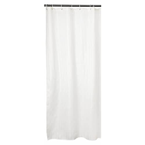 Small Stall Shower Curtain or Liner Fabric 31x71 Inch,Washable IPx4 Waterproof Hotel Quality, Narrow Shower Curtains with Hooks and Grommets,Mini Shower Liner/White … - color: White, size: 31"W x 71"L (Pack of 1)