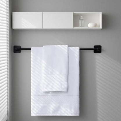 COZYART Bath Towel Set 6 PCS, Luxury White 100% Turkish Cotton 650GSM | Soft Absorbent Quick Dry, OEKO‑Tex 100 Cert. Zero Twist Ring Spun Cotton, Plush Fluffy, Breathable Hotel Quality Towels Set - color: White