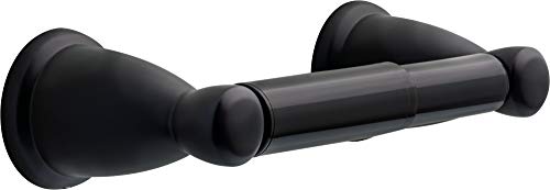 Franklin Brass 3-Piece Matte Black Bathroom Set Towel Rack, Ring, Toilet Paper Holder| Kinla Bath Accessories - color: Matte Black, style: 3-Piece Bath Accessory Set