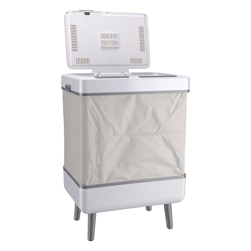 Fafeicy Towel Warmer Bucket Foldable 35L Towel Heater with Timer LED Display ABS Large Capacity 20 30 60 90 Min Heating Drying Mode for Home Spa Apartment Dorm (US Plug)