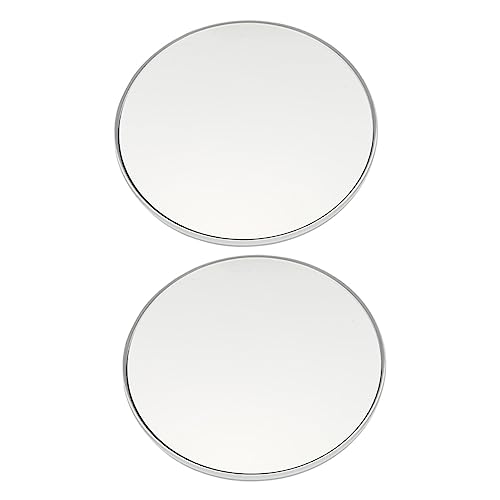 CALLARON 2pcs Suction Cup Magnifying Glass Makeup Vanity Mirror Light Travel Lighted Makeup Mirror Stand
