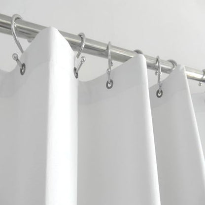 Flame Retardant Shower Curtain,Mesh Reinforced 15 G Vinyl Fabric for Bathroom Use 54 x 72 Inches - size: 54"W x 72"L (Pack of 1)