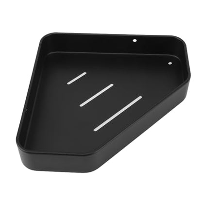Space Aluminium Corner Shower Shelf, Wall Mounted Rustproof Bathroom Storage, Easy Installation, No Punching Required, Large Capacity for Toiletries and Cosmetics