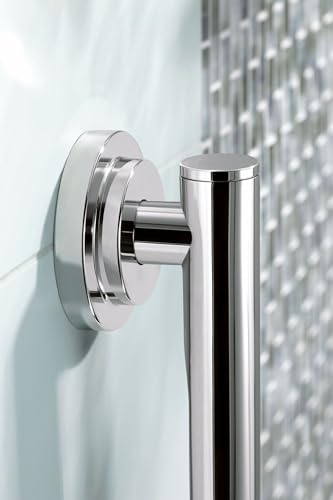 Moen YG0712CH Bathroom Safety 12-Inch Stainless Steel Modern Bathroom Grab Bar, Chrome - color: Chrome, size: 12 Inch