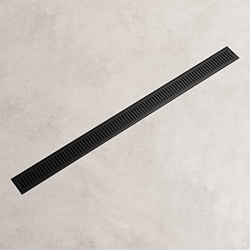 VIGO Elan 36 in. Linear Shower Drain in Matte Black - VG07003MB - color: Matte Black, size: 36 in.