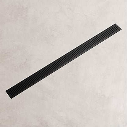 VIGO Elan 36 in. Linear Shower Drain in Matte Black - VG07003MB - color: Matte Black, size: 36 in.