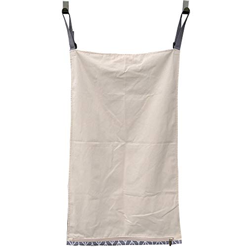 Door Wall Hanging Laundry Hamper with Stainless Steel Hooks
