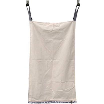 Door Wall Hanging Laundry Hamper with Stainless Steel Hooks