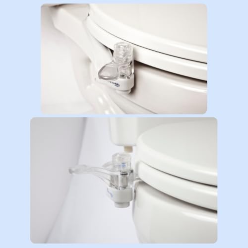 The BIFFY Classic Bidet Attachment- Physician Designed & Clinically Tested, Self-Cleaning, 8-Stream Spray with Adjustable Pressure and Pattern, Non-Electric, Assembled in USA