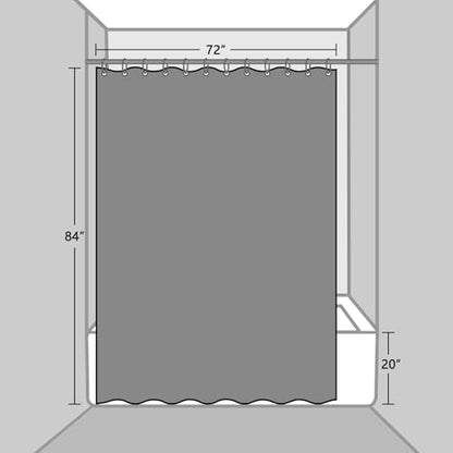 EurCross 72 x 84 inch Extra Long Clear Shower Curtain Liner with Geometric 3D Pattern, Heavy Duty EVA Plastic Waterpoof Curtains Liner for Bathroom,3 Bottom Magnets - color: Clear, size: 72"W x 84"L (Pack of 1)