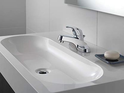 Peerless Centerset Bathroom Faucet Chrome, Bathroom Sink Faucet, Single Handle, Drain Assembly, Chrome P136LF - color: Chrome