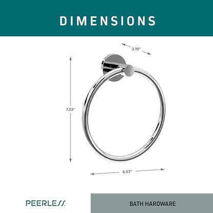 Peerless PA347 Precept Towel Ring, Polished Chrome