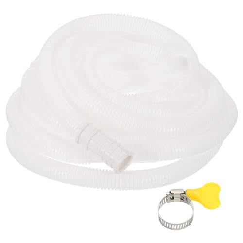 PATIKIL 16.4ft Air Conditioner Drain Kit, Universal AC Drain Hose Connector Hose with Clamp Rubber Adapter for Mini-Split Window AC Unit Dehumidifier Faucet - size: 16.4ft