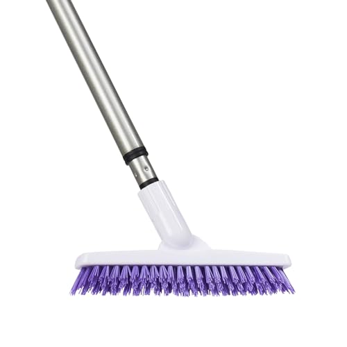 Fuller Brush Tile Grout E-Z Scrubber Complete– 9" V‑Trim Tile & Grout Brush – Deep Grime Cleaning Without Scratching – Perfect for Cleaning Hard to Reach Areas