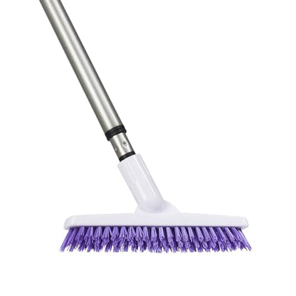 Fuller Brush Tile Grout E-Z Scrubber Complete– 9" V‑Trim Tile & Grout Brush – Deep Grime Cleaning Without Scratching – Perfect for Cleaning Hard to Reach Areas