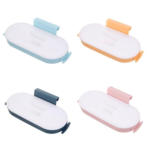 Removable Trash Bag Holder Hanging Holder Over The Cabinet Cupboard Home Kitchen Waste Bin Trash Rack Wall Mounted Waste Bin - color: A