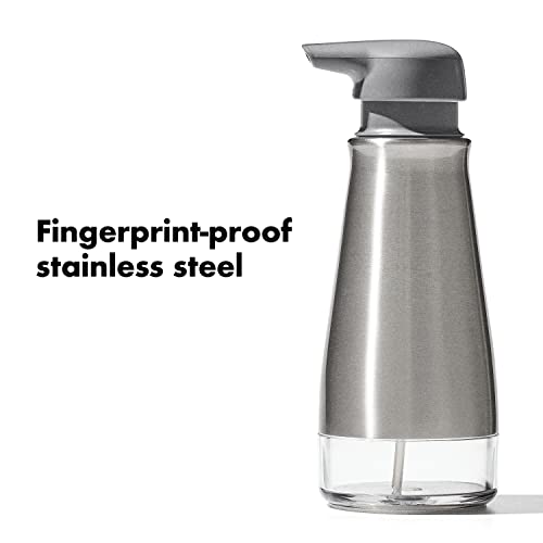 OXO Good Grips Foaming Soap Dispenser - color: Stainless Steel, style: Foam Soap Dispenser